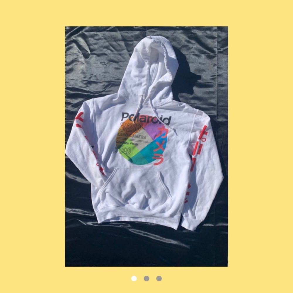✨POLAROID JAPANESE TYPE PROMO HOODIE 📷